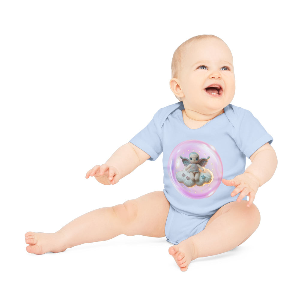 Baby Organic Bodysuit with Cute Cloud Design, Adorable Infant Outfit, Eco-Friendly Baby Clothes, Perfect Baby Shower Gift, Soft Cotton [...]