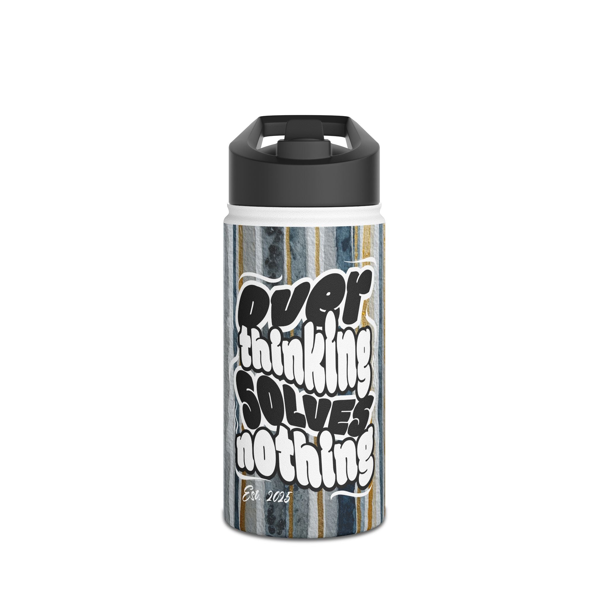 Stylish Stainless Steel Water Bottle, Eco-Friendly Hydration, Perfect for Fitness and Everyday Use, Gift for Adventurers, Travel Drinkware