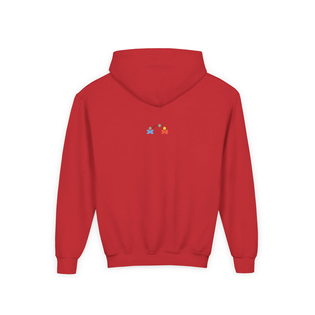 Colorful Youth Hoodie with 'Hi There!' Design