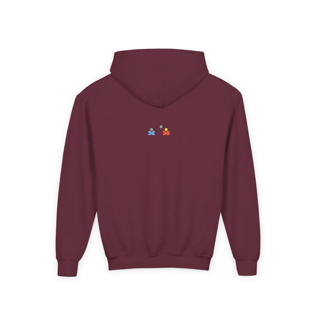 Colorful Youth Hoodie with 'Hi There!' Design