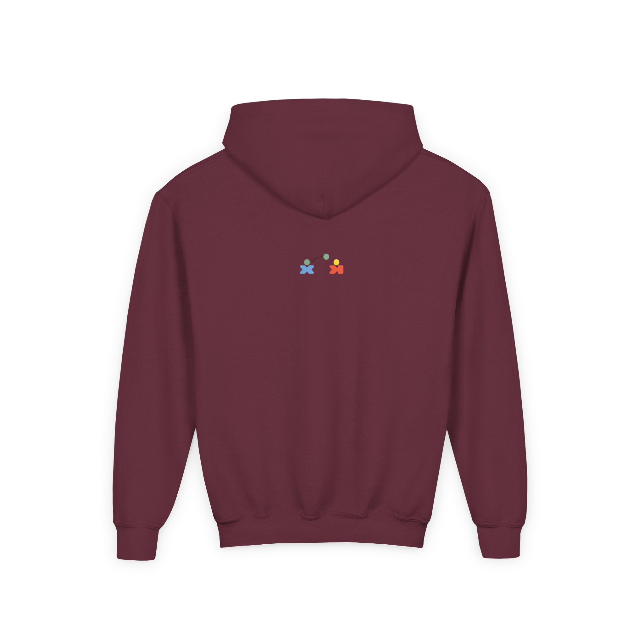 Colorful Youth Hoodie with 'Hi There!' Design