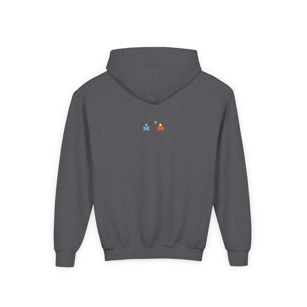 Colorful Youth Hoodie with 'Hi There!' Design