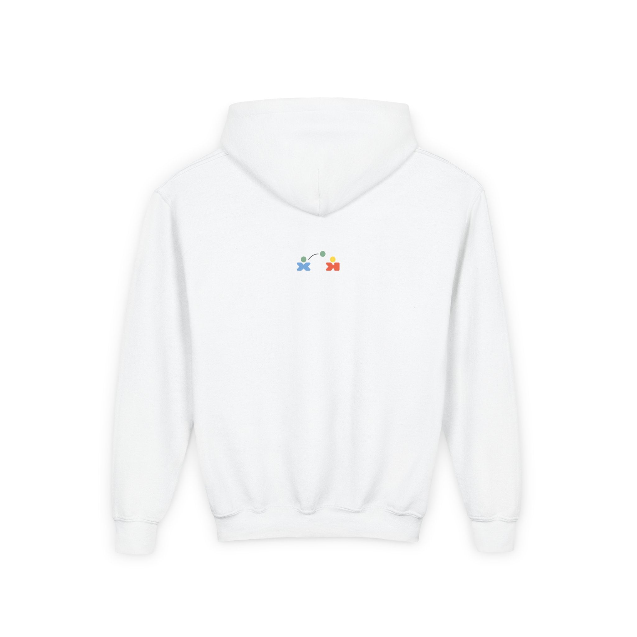 Colorful Youth Hoodie with 'Hi There!' Design
