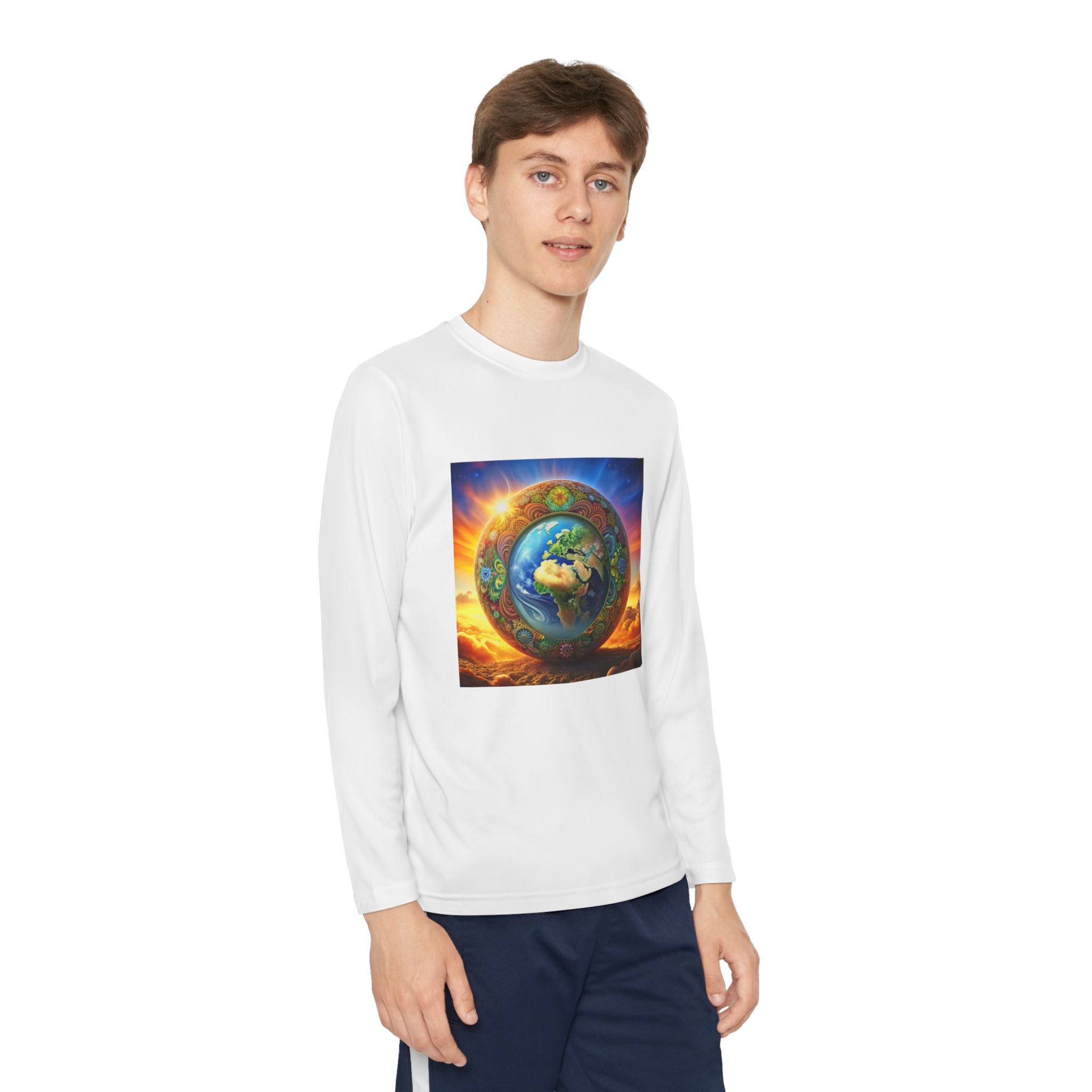 Youth Earth-Inspired Long Sleeve Shirt