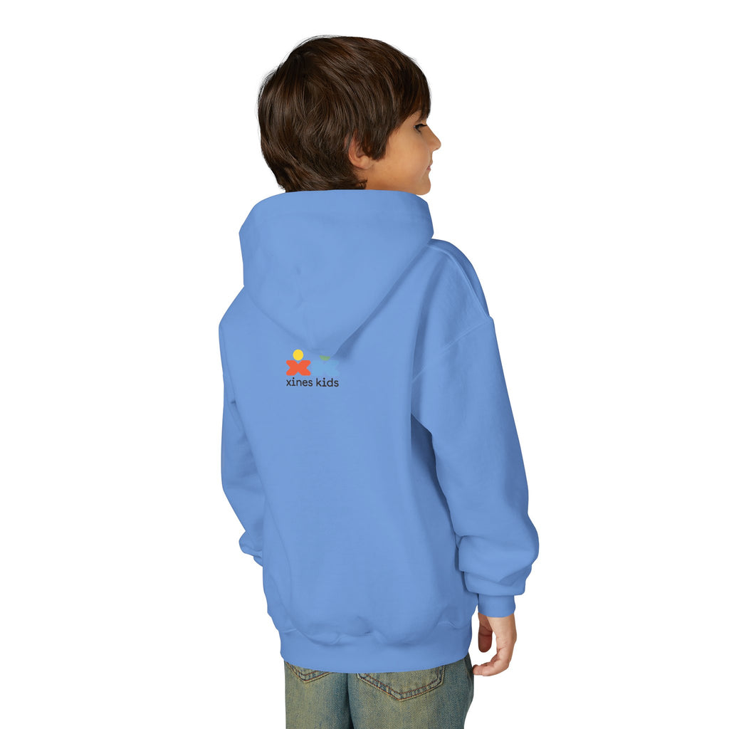Youth Floral Customizable Hoodie, Cozy Sweatshirt for Boys and Girls, Perfect Gift for Kids, Louie, Teenage Birthdays, Celebrations, [...]
