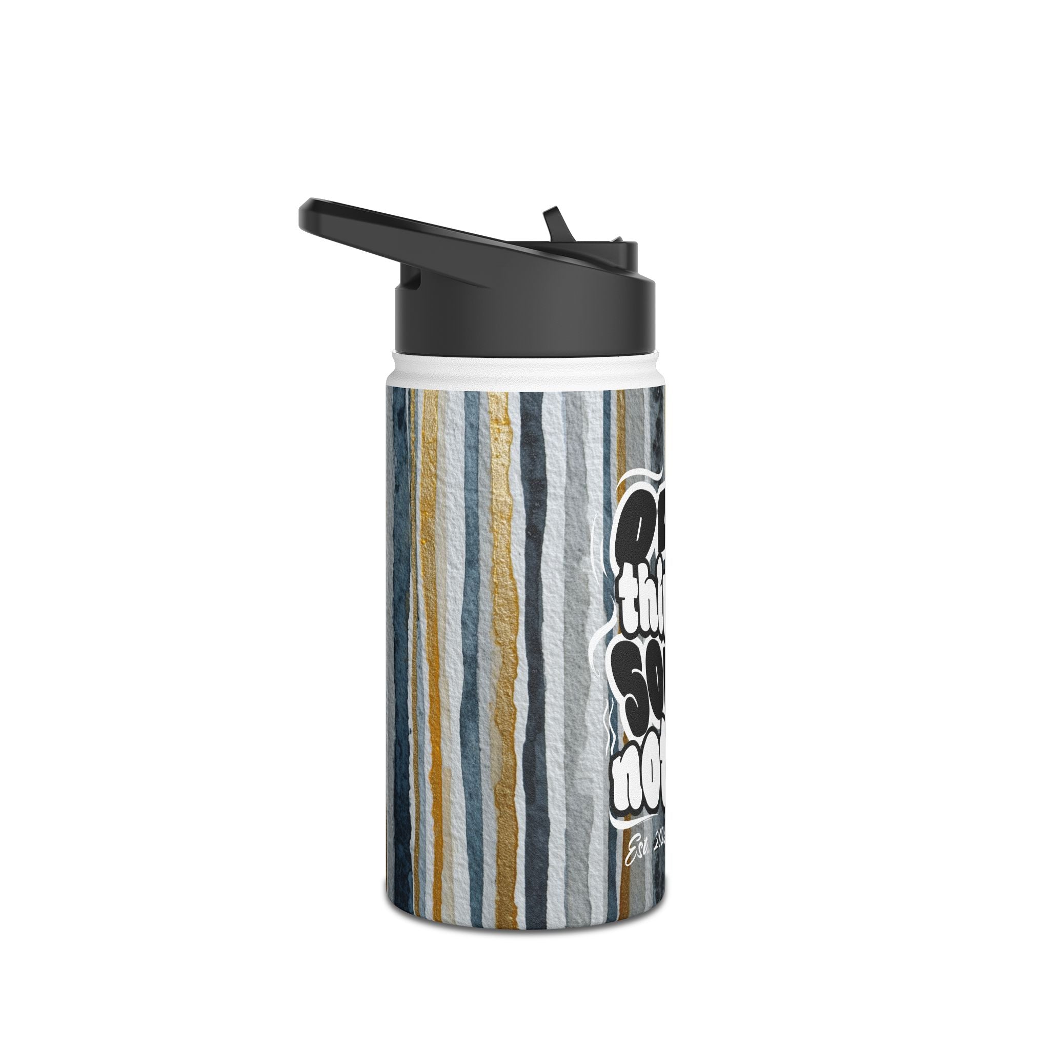 Stylish Stainless Steel Water Bottle, Eco-Friendly Hydration, Perfect for Fitness and Everyday Use, Gift for Adventurers, Travel Drinkware