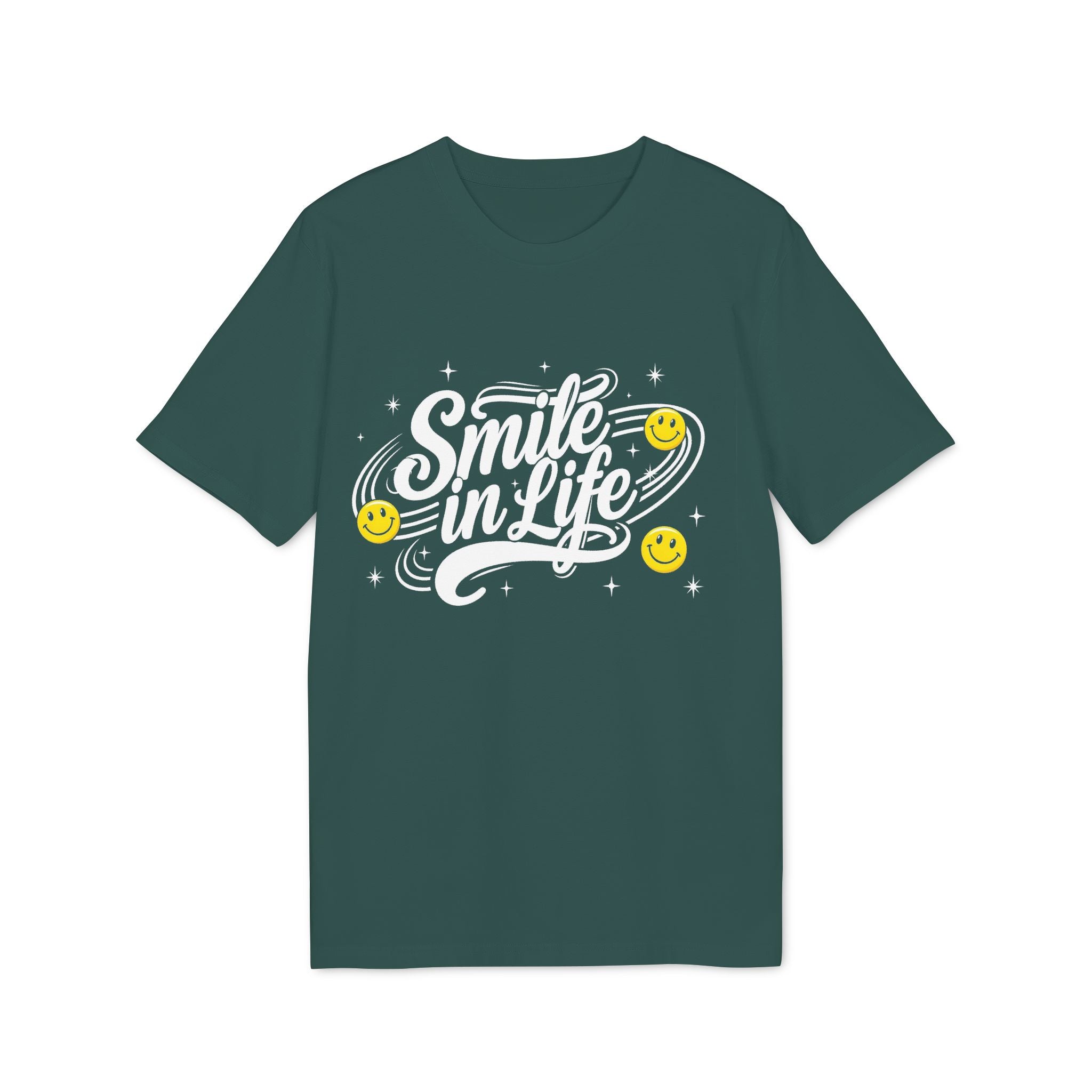 Smile in Life Organic Cotton T-Shirt | McXine Originals Tee Printify