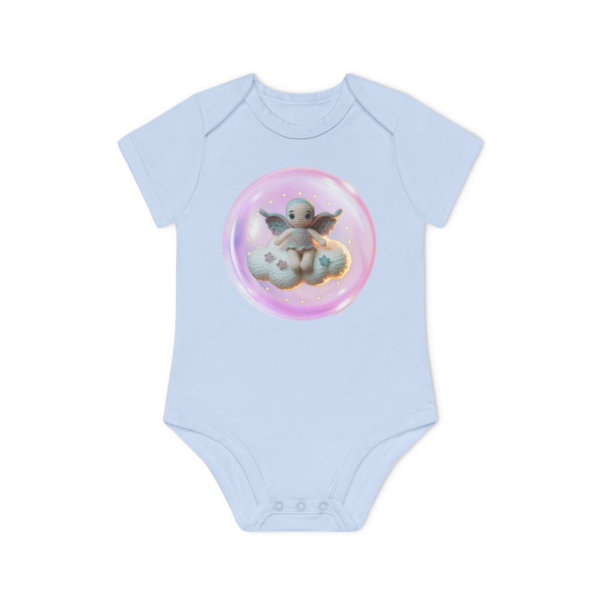 Baby Organic Bodysuit with Cute Cloud Design, Adorable Infant Outfit, Eco-Friendly Baby Clothes, Perfect Baby Shower Gift, Soft Cotton [...]