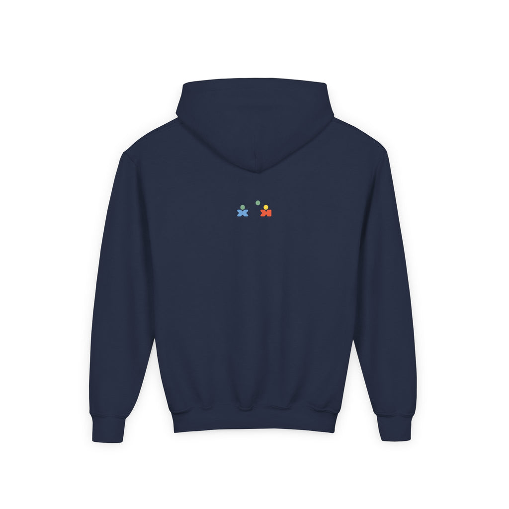 Colorful Youth Hoodie with 'Hi There!' Design