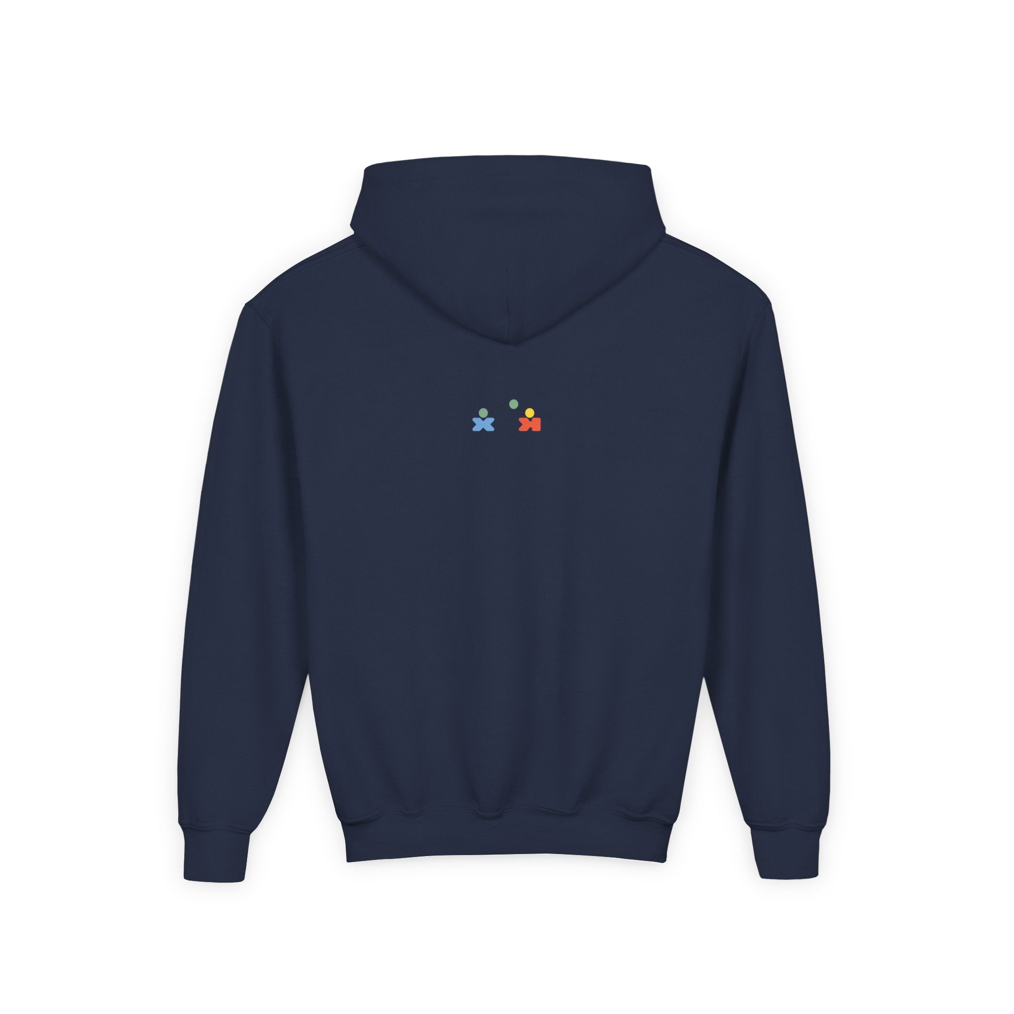 Colorful Youth Hoodie with 'Hi There!' Design