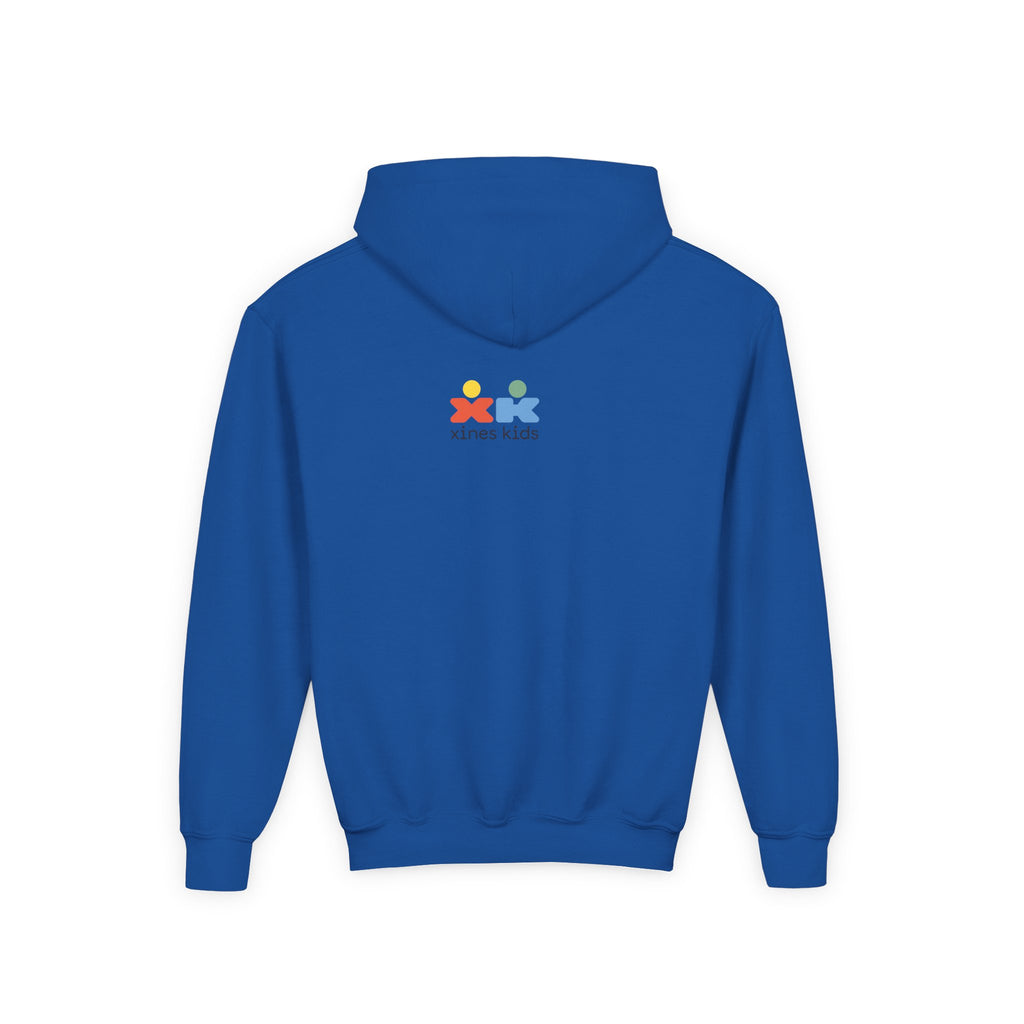 Youth Heavy Blend Dog Lover Hoodie, Cute Dog Sweatshirt, Kids Animal Apparel, Perfect for Gift Giving, Throw and I’ll Go Design