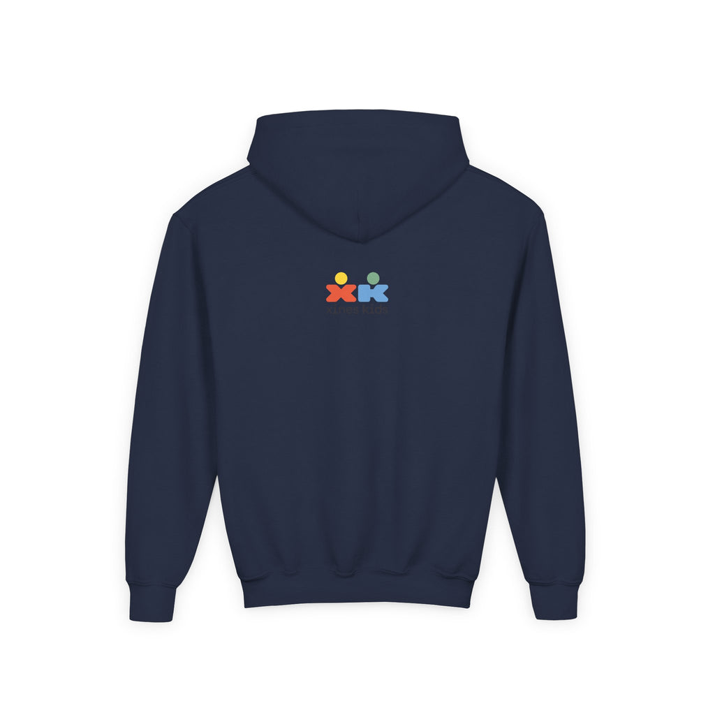 Youth Floral Customizable Hoodie, Cozy Sweatshirt for Boys and Girls, Perfect Gift for Kids, Louie, Teenage Birthdays, Celebrations, [...]