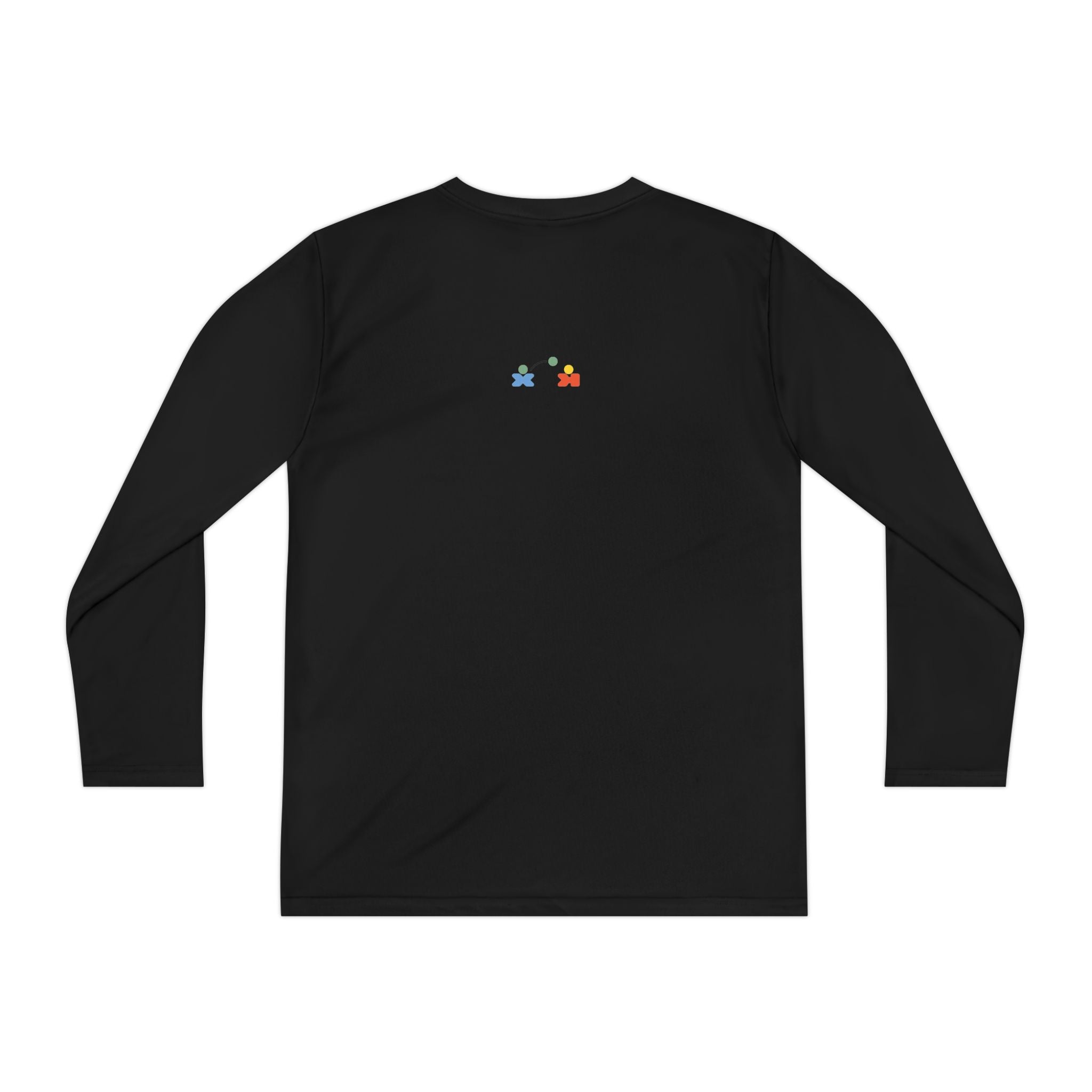 Colorful Youth Long Sleeve Tee, Fun Kids Tee, Rainbow Graphic Shirt, Casual Long Sleeve Top, Playful Apparel for Kids