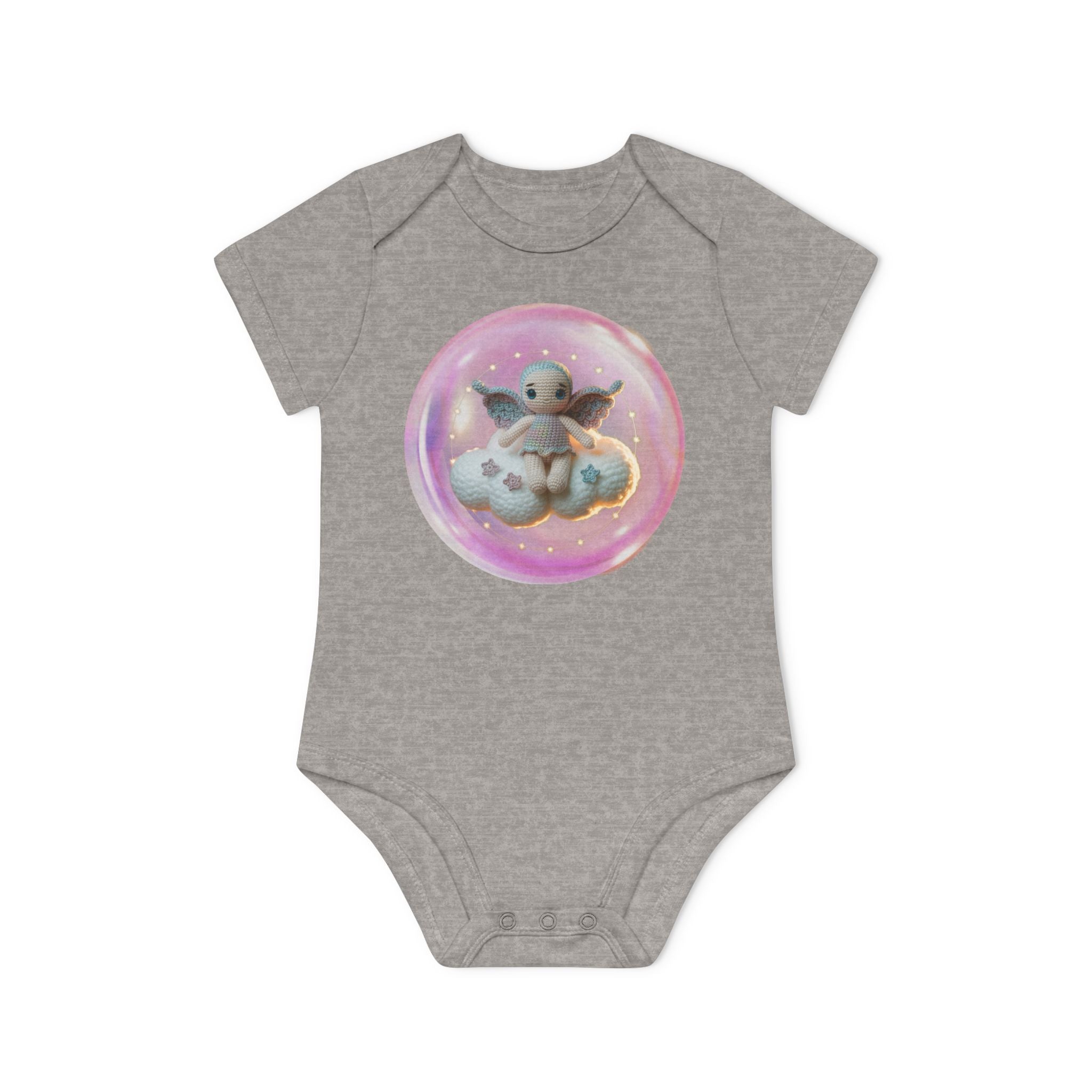 Baby Organic Bodysuit with Cute Cloud Design, Adorable Infant Outfit, Eco-Friendly Baby Clothes, Perfect Baby Shower Gift, Soft Cotton [...]