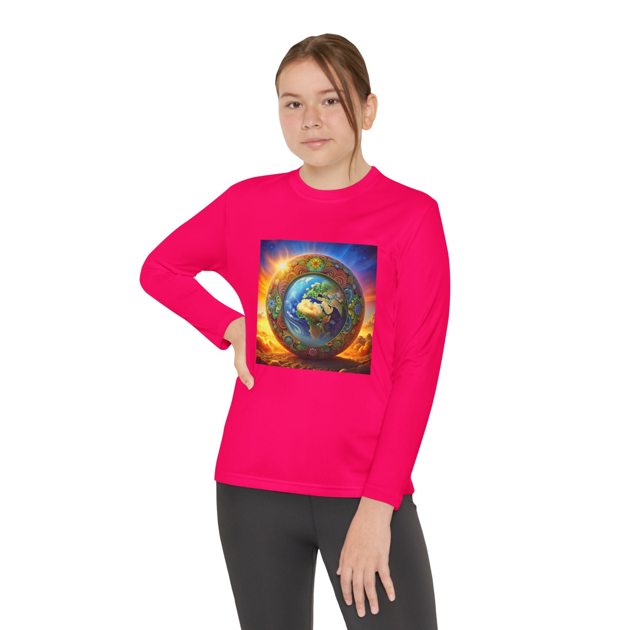 Youth Earth-Inspired Long Sleeve Shirt