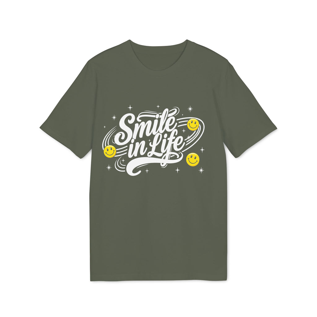 Smile in Life Organic Cotton T-Shirt | McXine Originals Tee Printify