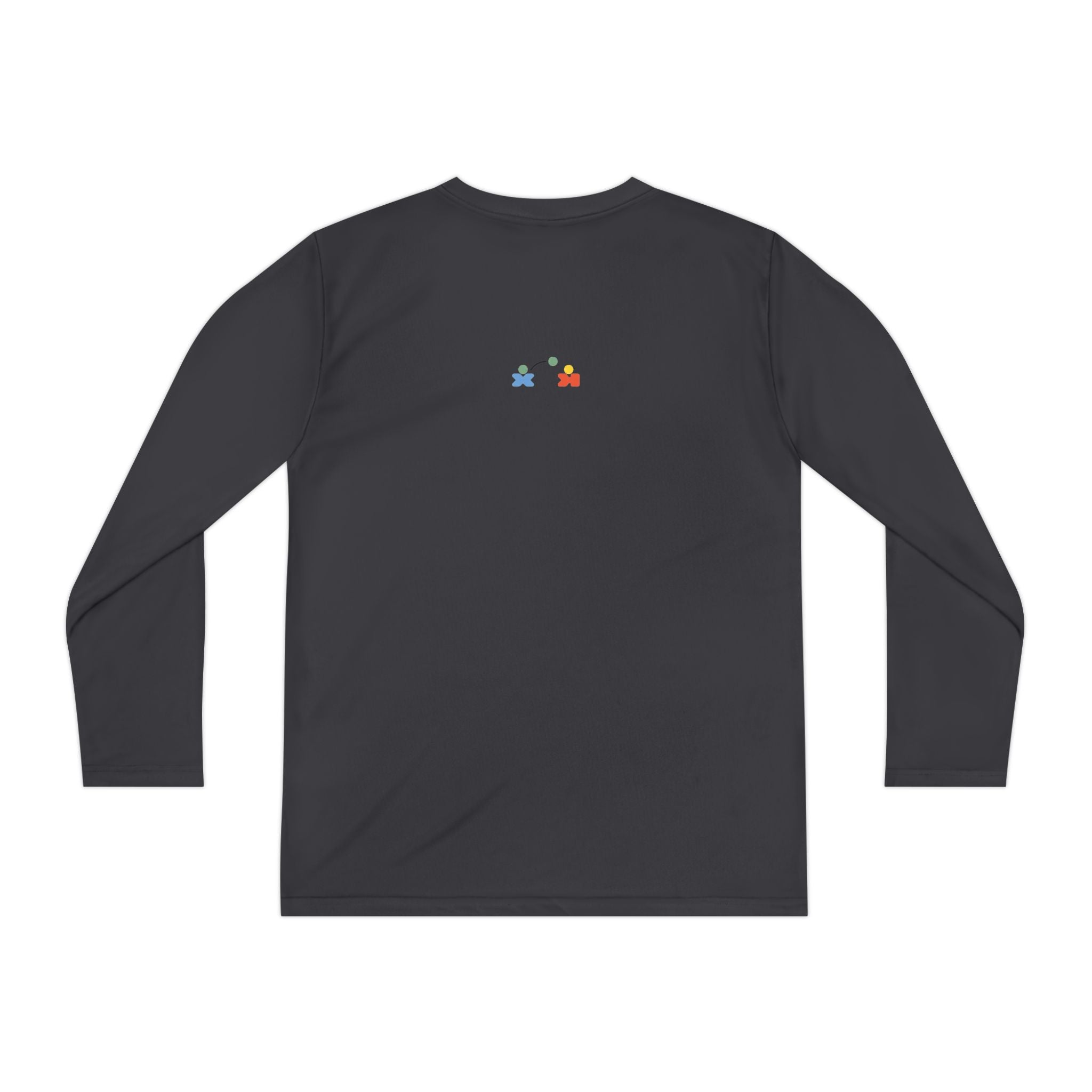 Colorful Youth Long Sleeve Tee, Fun Kids Tee, Rainbow Graphic Shirt, Casual Long Sleeve Top, Playful Apparel for Kids