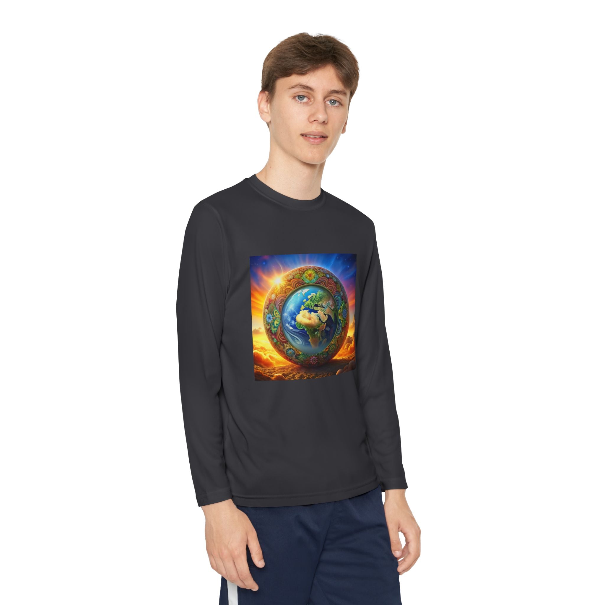 Youth Earth-Inspired Long Sleeve Shirt
