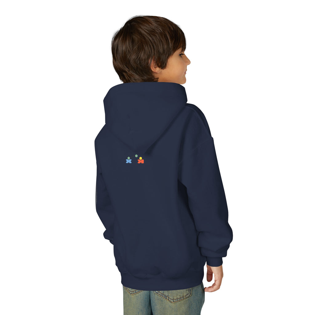 Colorful Youth Hoodie with 'Hi There!' Design