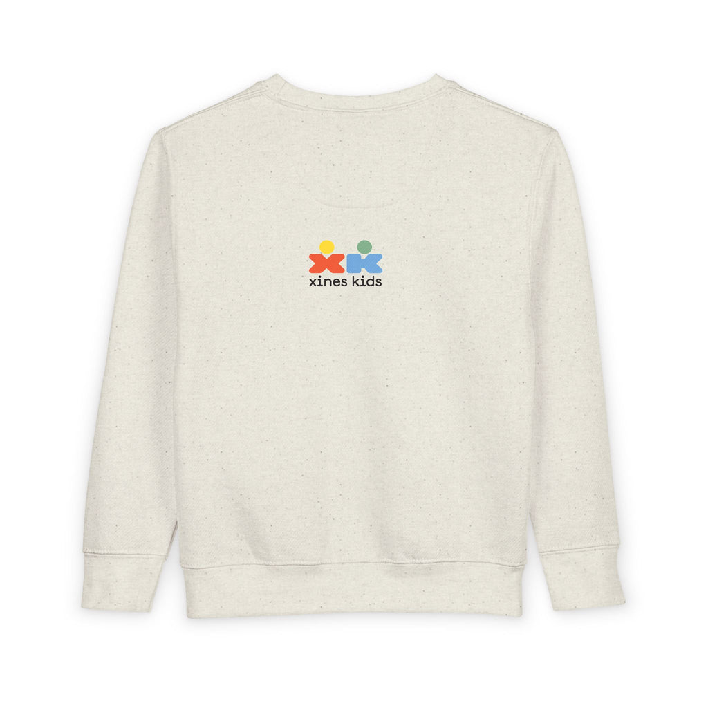 Colorful Toddler Sweatshirt with Custom Name Design, Perfect Gift for Kids Birthdays, Playdates, Family Outings, Fun and Cozy