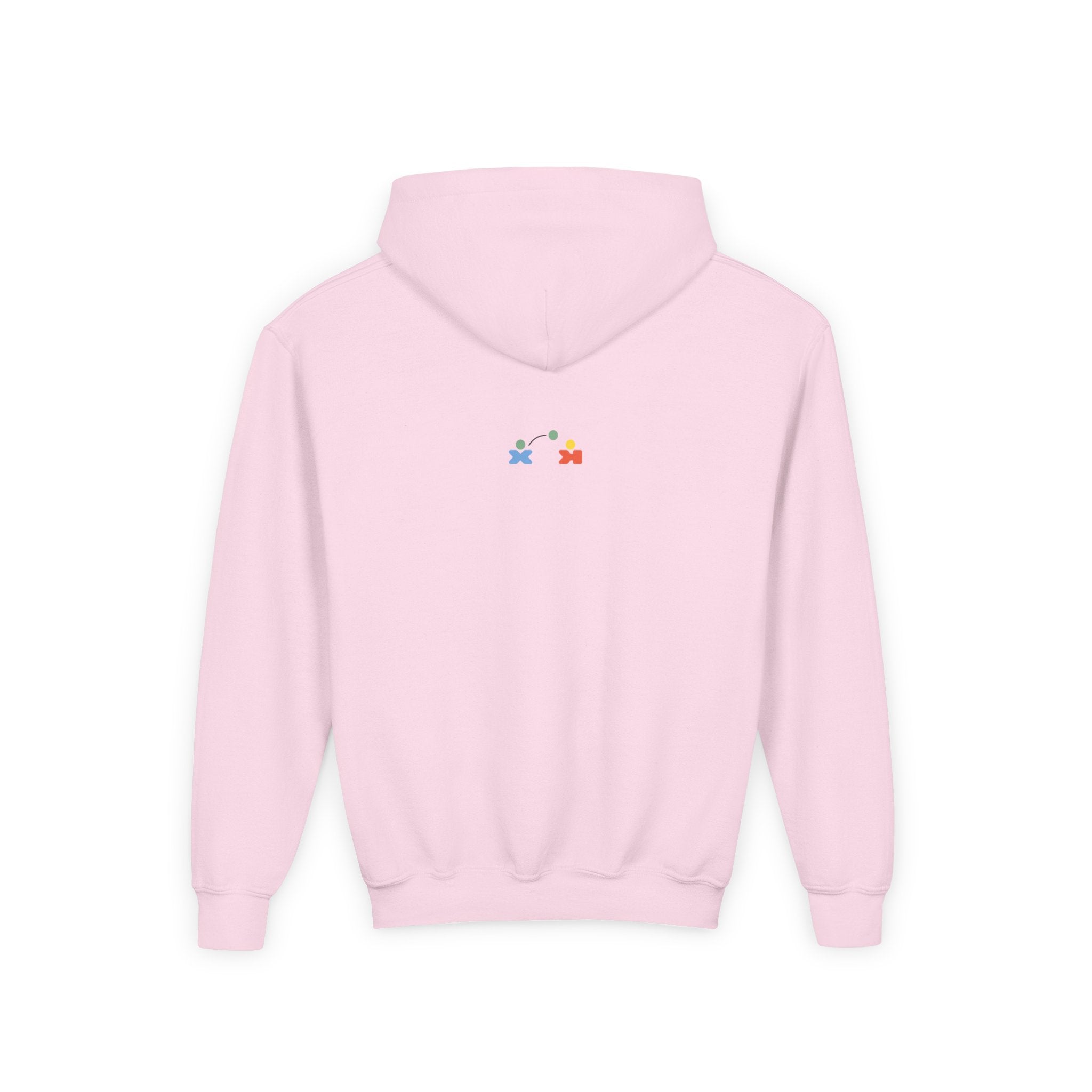 Colorful Youth Hoodie with 'Hi There!' Design
