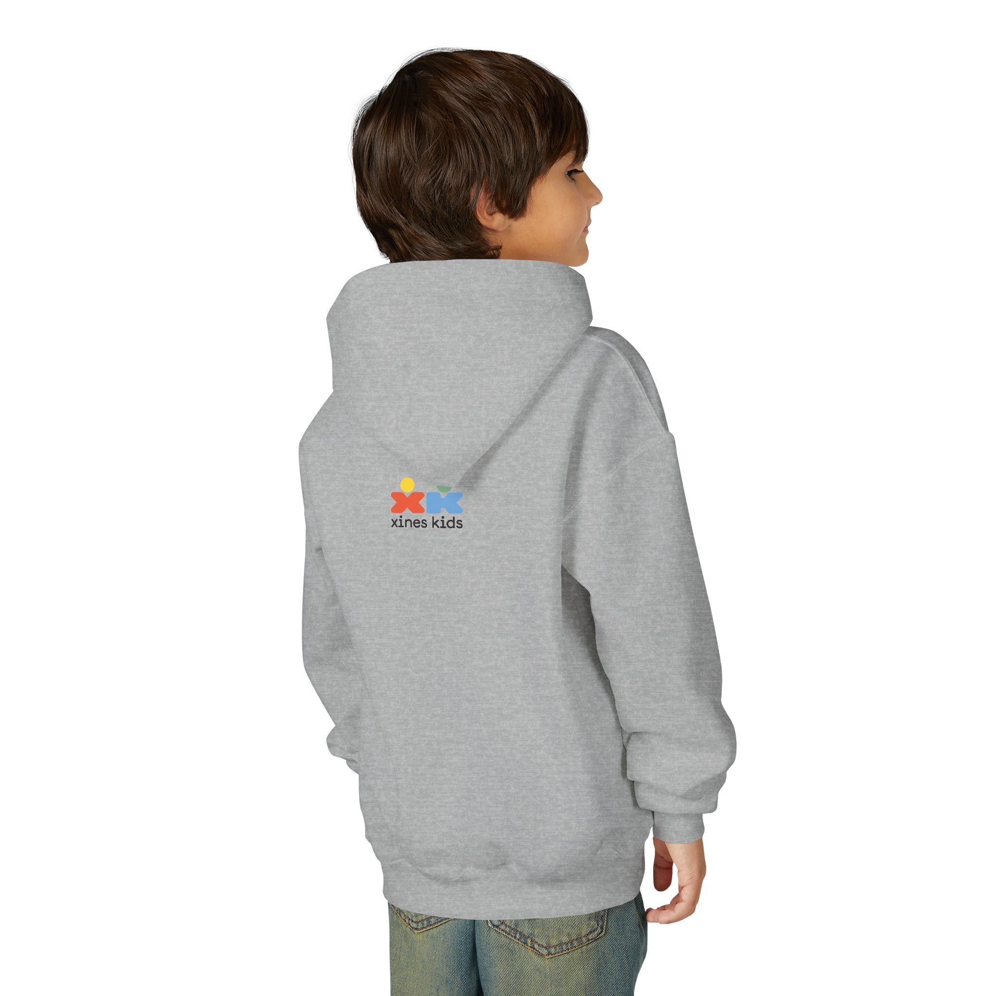 Youth Floral Customizable Hoodie, Cozy Sweatshirt for Boys and Girls, Perfect Gift for Kids, Louie, Teenage Birthdays, Celebrations, [...]