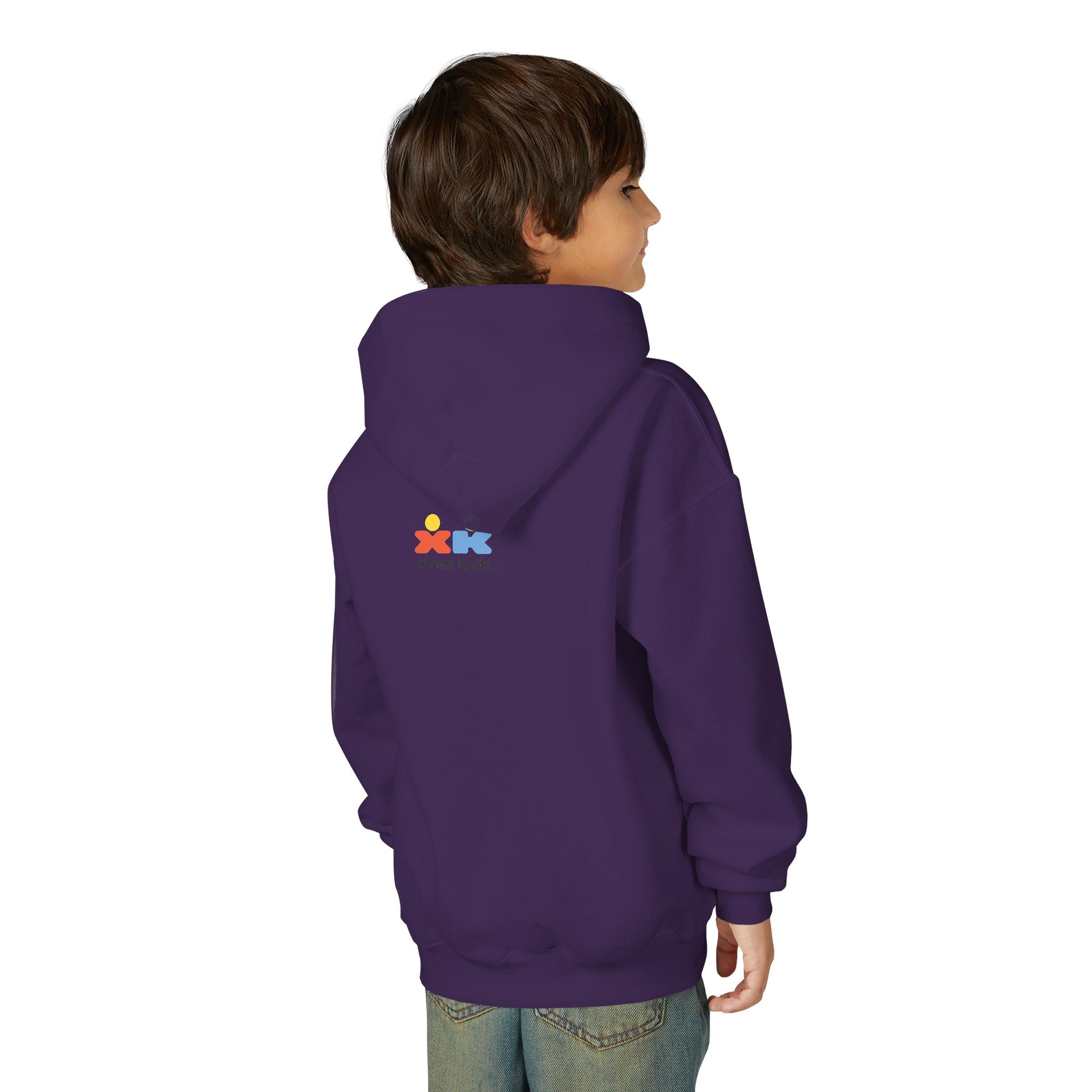 Youth Heavy Blend Dog Lover Hoodie, Cute Dog Sweatshirt, Kids Animal Apparel, Perfect for Gift Giving, Throw and I’ll Go Design