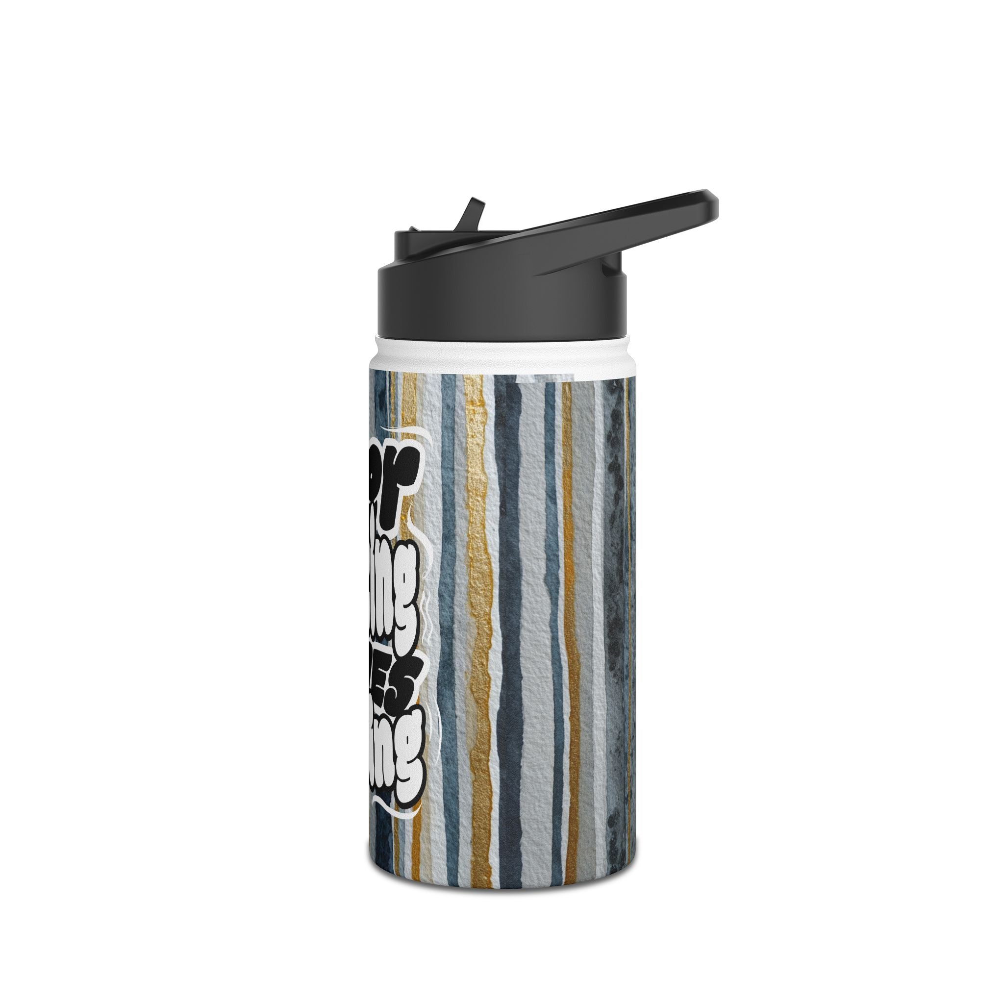 Stylish Stainless Steel Water Bottle, Eco-Friendly Hydration, Perfect for Fitness and Everyday Use, Gift for Adventurers, Travel Drinkware