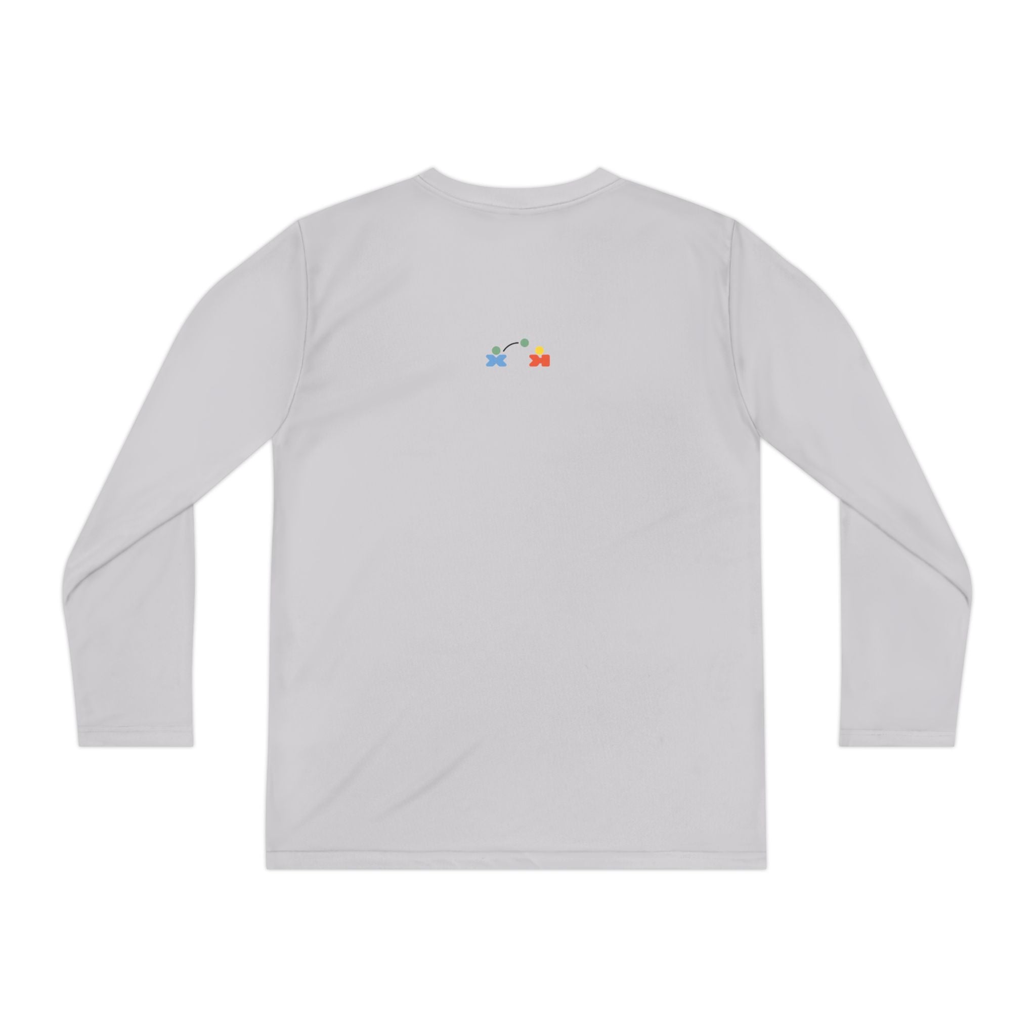 Colorful Youth Long Sleeve Tee, Fun Kids Tee, Rainbow Graphic Shirt, Casual Long Sleeve Top, Playful Apparel for Kids