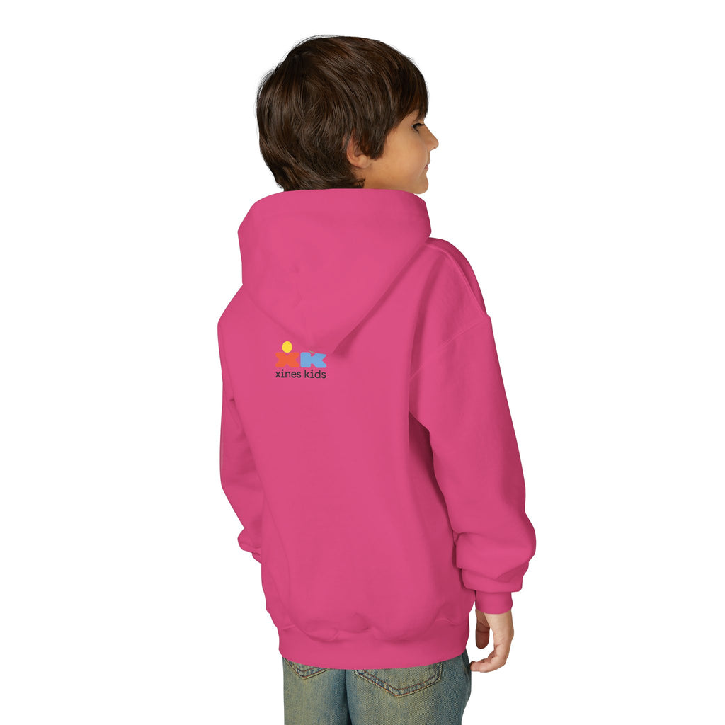 Youth Heavy Blend Dog Lover Hoodie, Cute Dog Sweatshirt, Kids Animal Apparel, Perfect for Gift Giving, Throw and I’ll Go Design