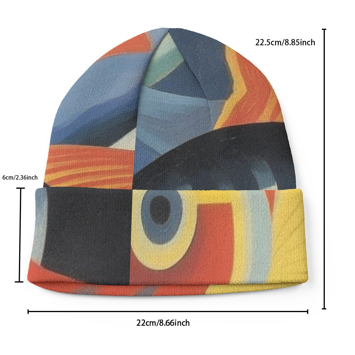 All-Over Print Knitted Hat