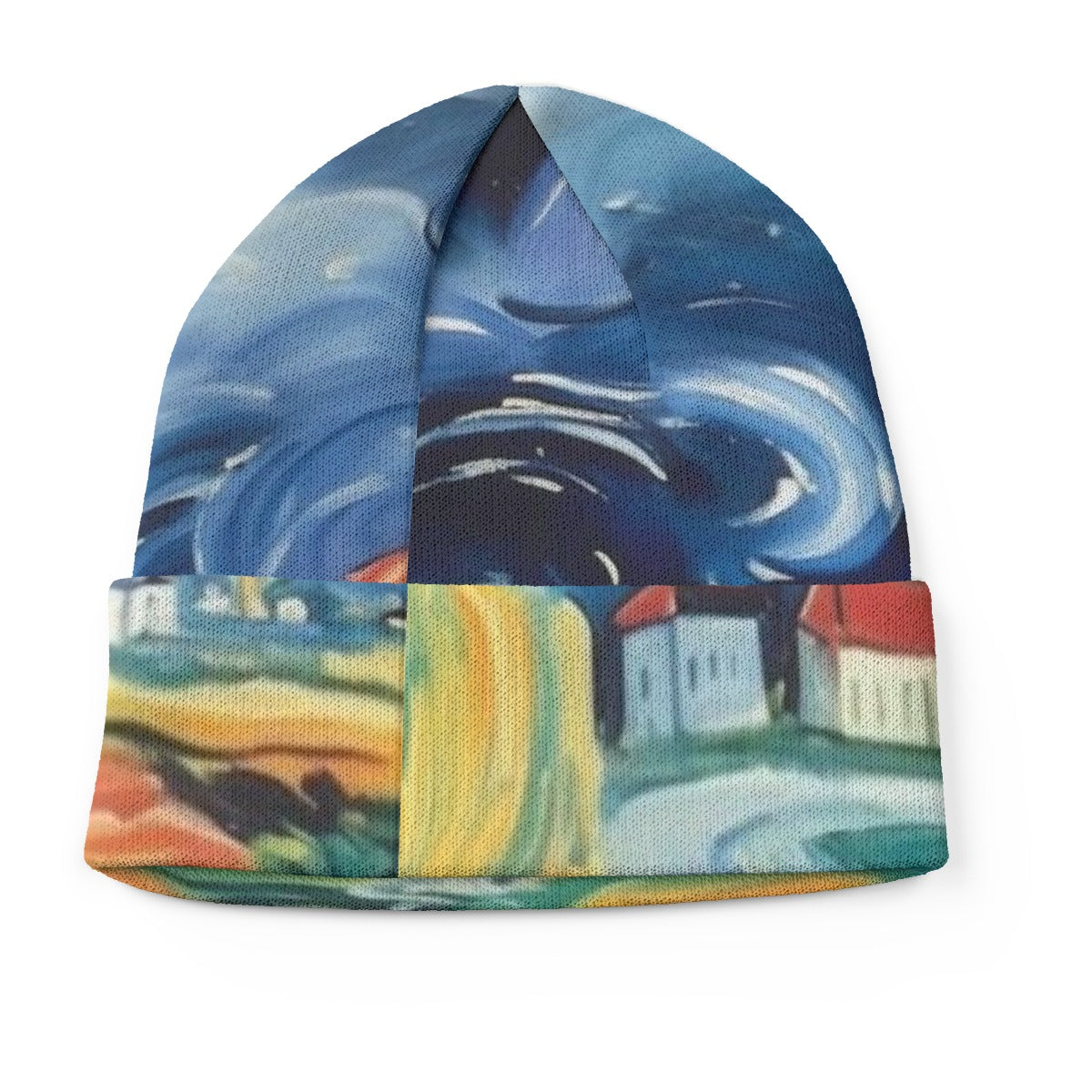 All-Over Print Knitted Hat