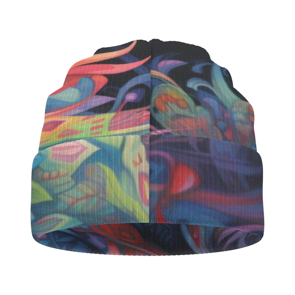 All-Over Print Knitted Hat