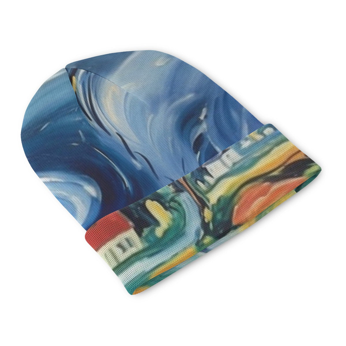 All-Over Print Knitted Hat