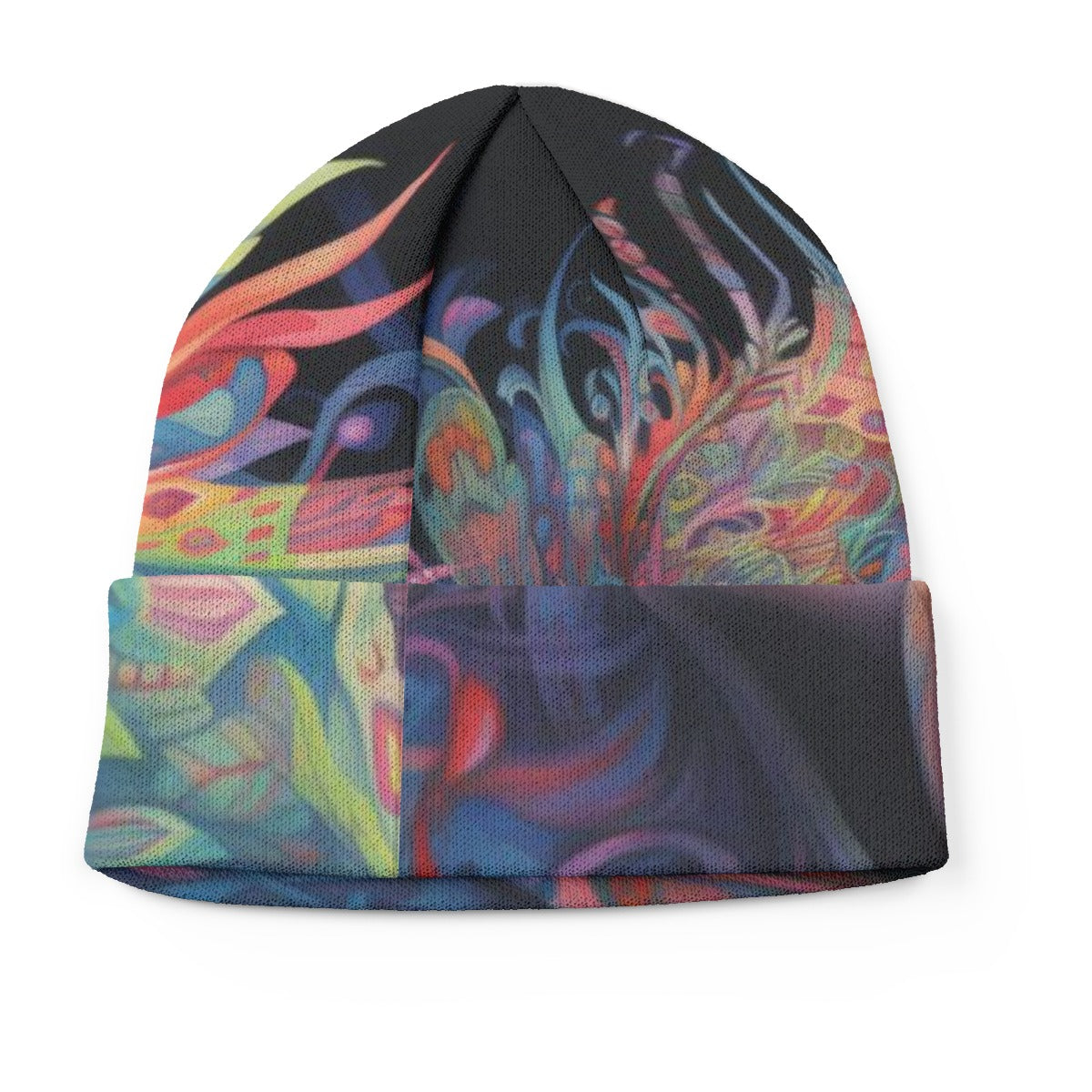 All-Over Print Knitted Hat