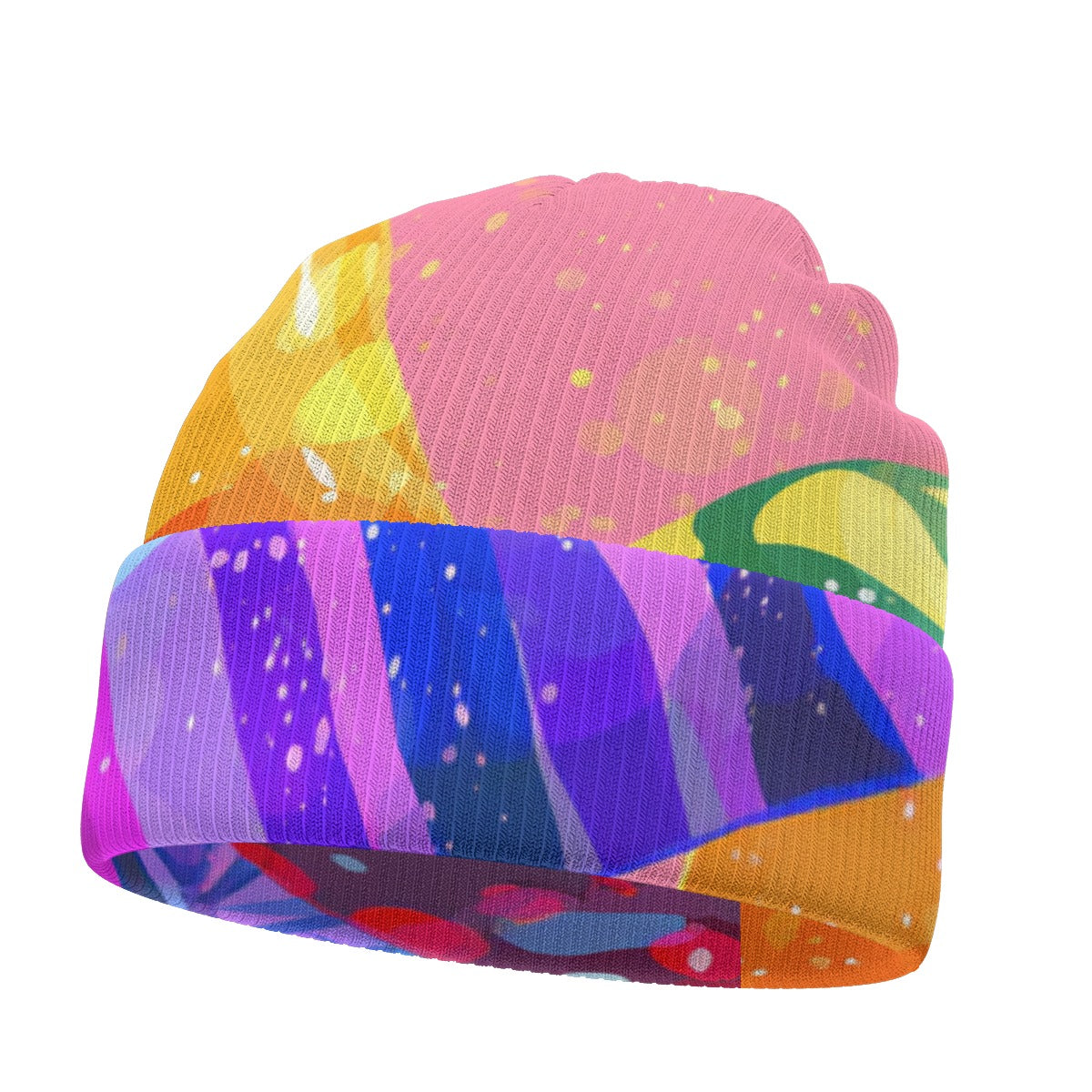 All-Over Print Knitted Hat