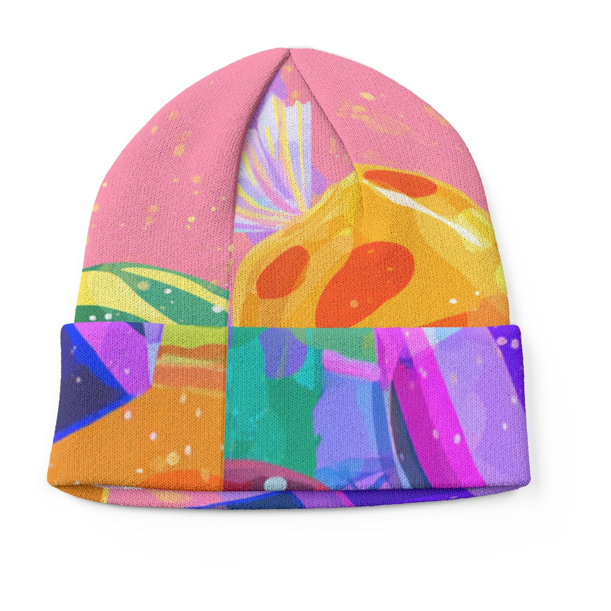 All-Over Print Knitted Hat