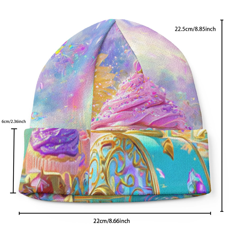 All-Over Print Knitted Hat