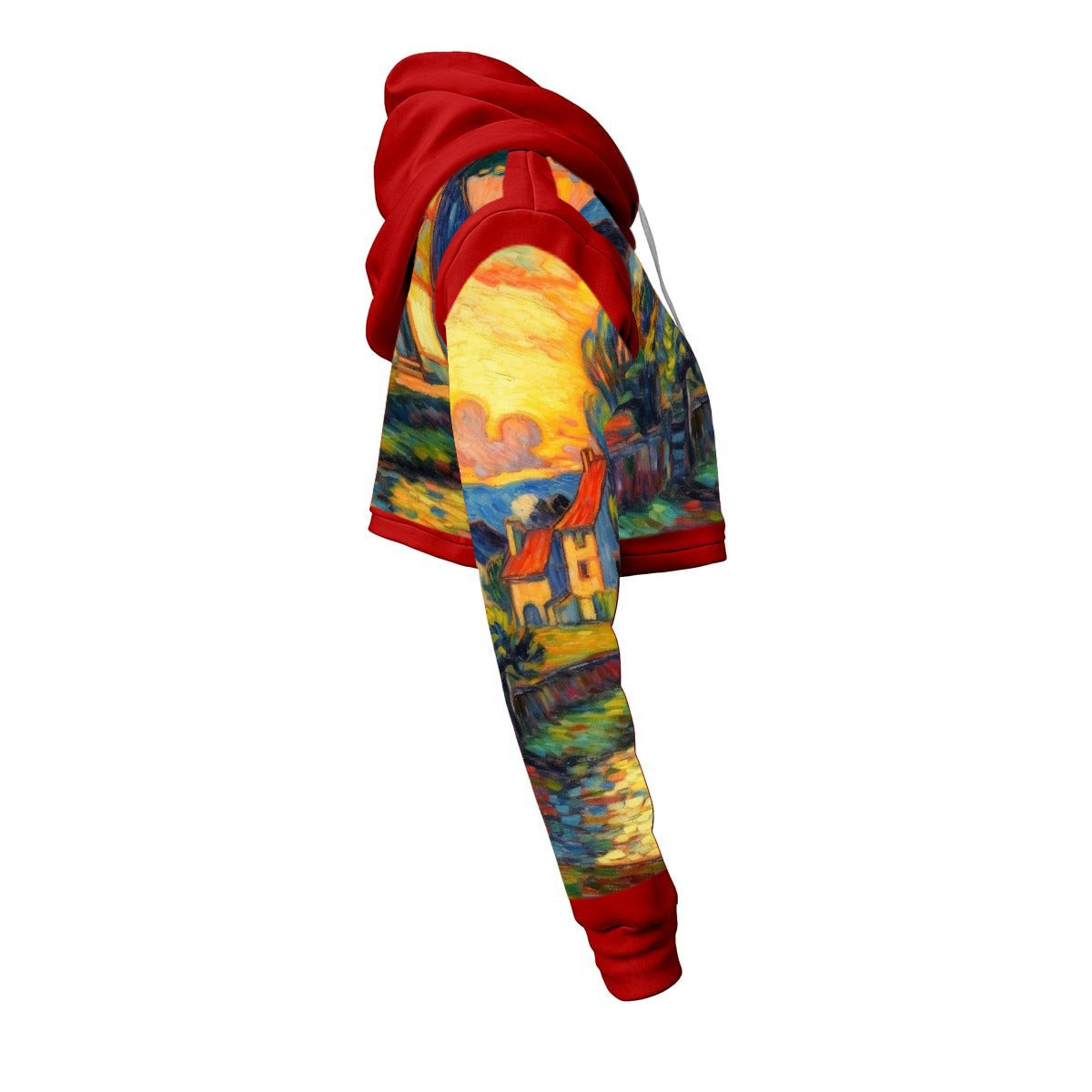 Women's Cropped Hoodie|DTF
