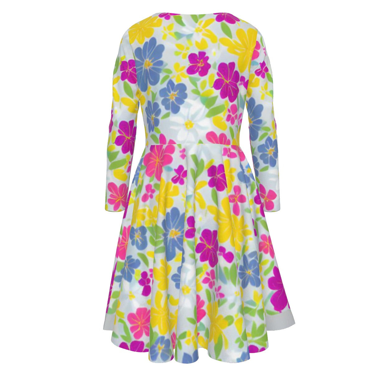 All-Over Print Kid's Long Sleeve Dress