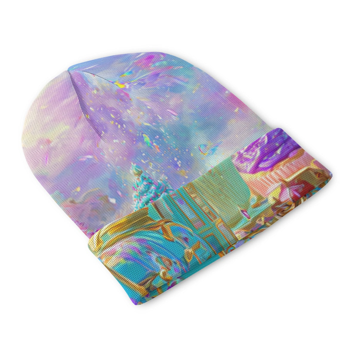 All-Over Print Knitted Hat