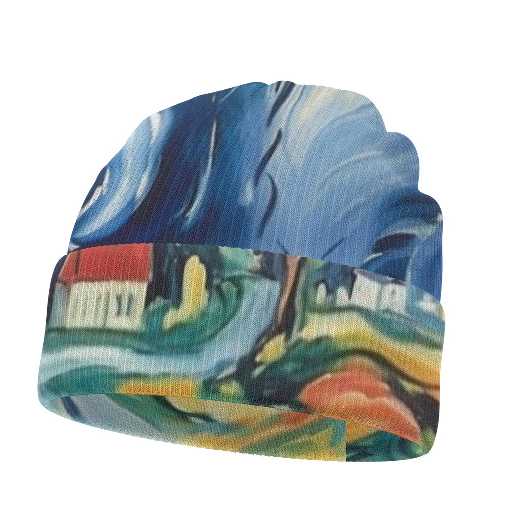 All-Over Print Knitted Hat