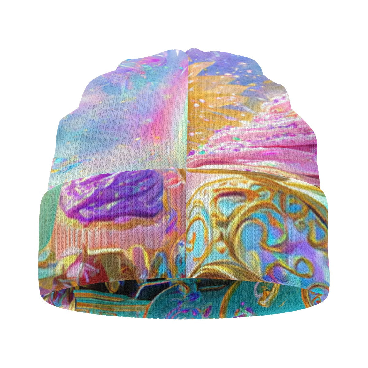 All-Over Print Knitted Hat