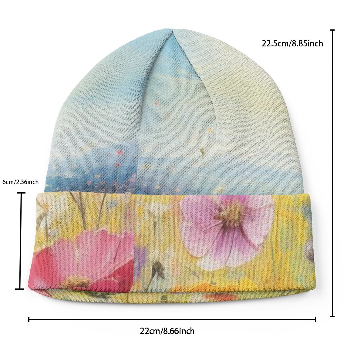 All-Over Print Knitted Hat