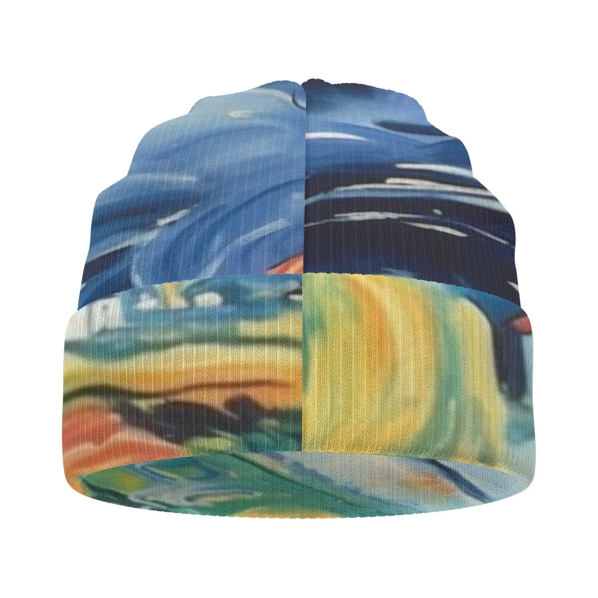 All-Over Print Knitted Hat