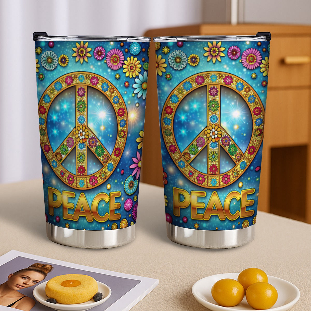 Custom 20OZ Tumbler With Sliding Lid For The USA