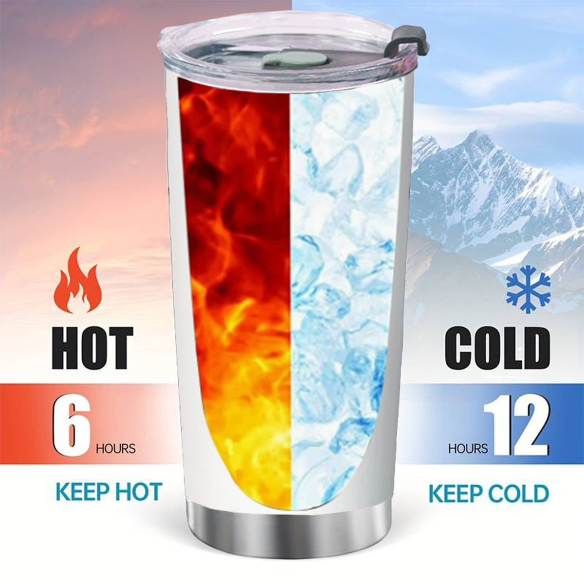 Custom 20OZ Tumbler With Sliding Lid For The USA