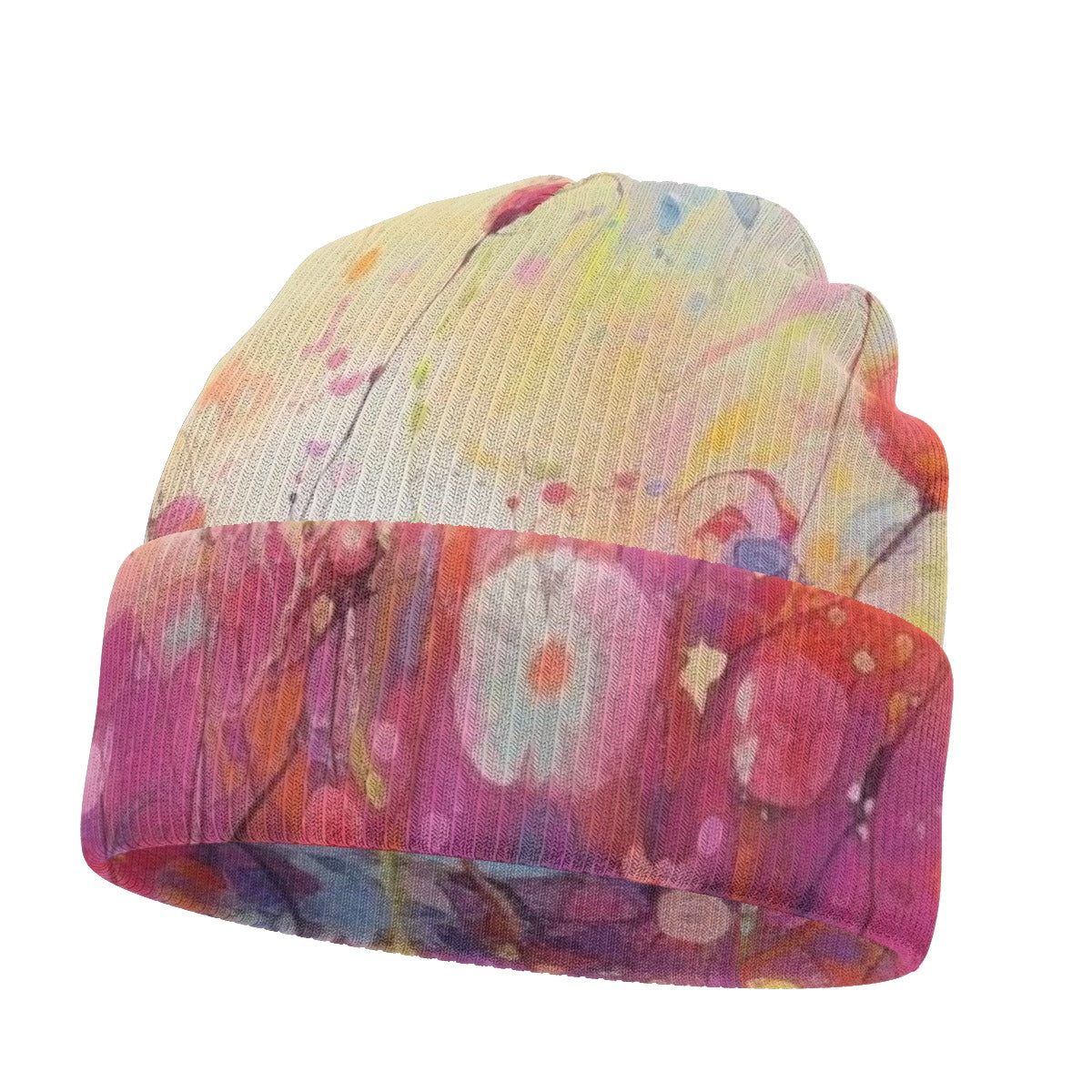 All-Over Print Knitted Hat