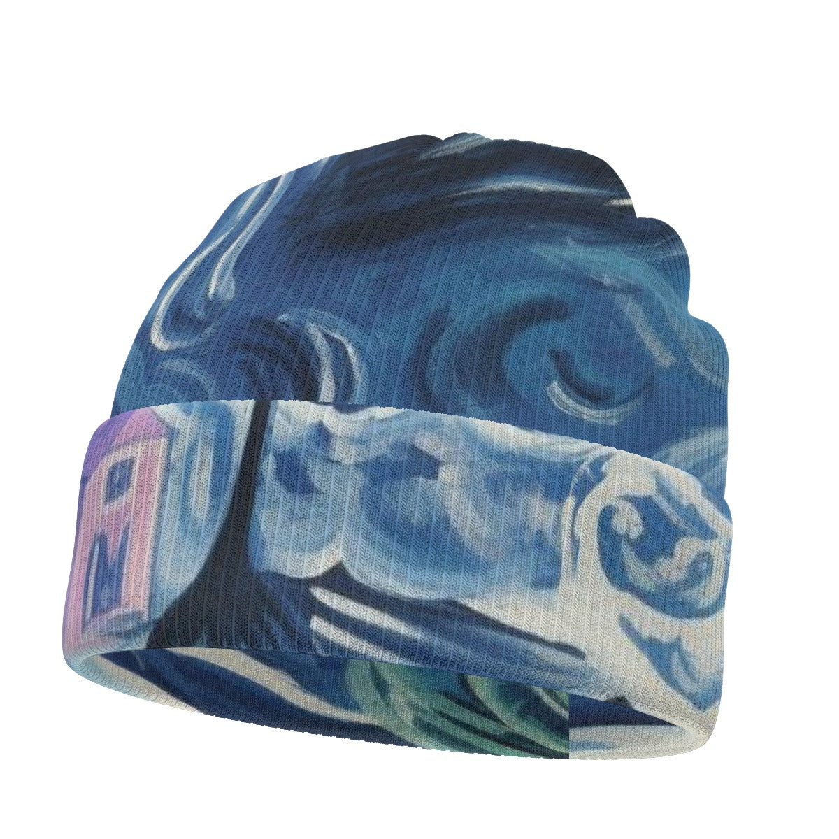 All-Over Print Knitted Hat
