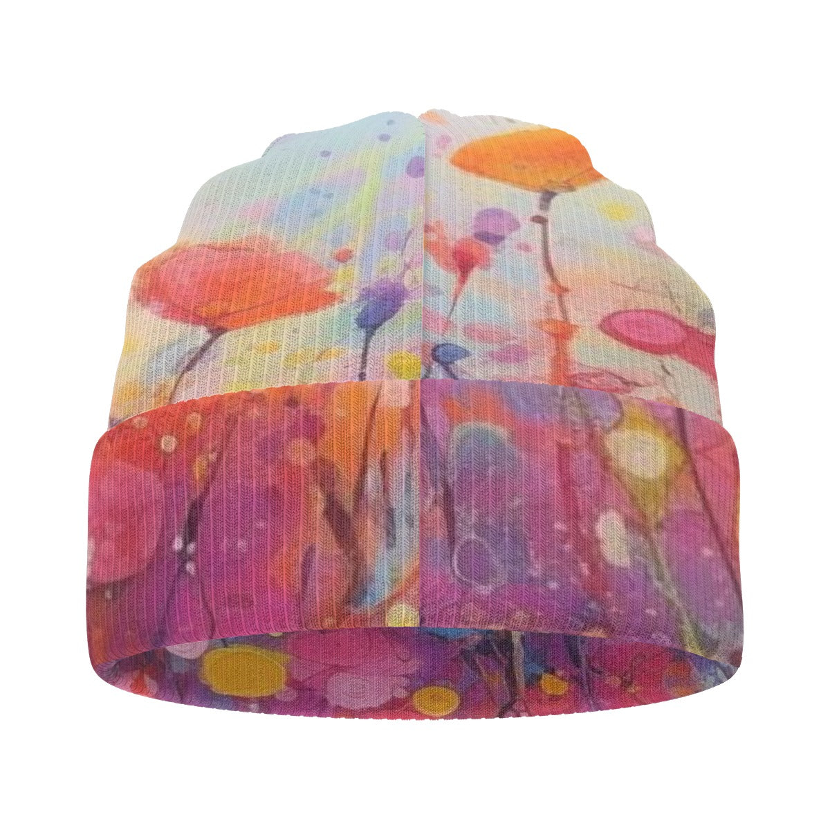All-Over Print Knitted Hat